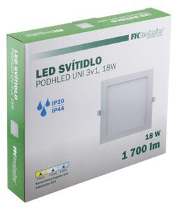 Plafonieră LED încastrată pentru baie LED/18W/230V 3000/4000/6000K IP44