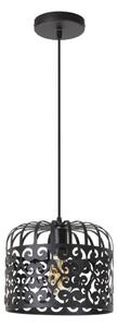 Rabalux 2156 - Lustră ALESSANDRA 1xE27/60W/230V negru