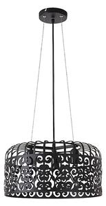 Rabalux 2158 - Lustră ALESSANDRA 3xE27/60W/230V negru