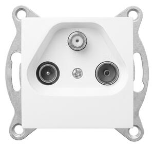Priză RTV-SAT OSTE JNH011-A WHITE