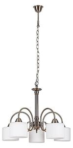 Rabalux 7276 - Lustră EDITH 5xE27/60W/230V bronz