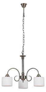Rabalux 7275 - Lustră EDITH 3xE27/60W/230V bronz