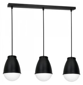 Lustră pe cablu CARYON 3xE14/60W/230V negru