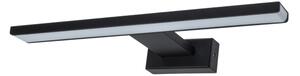 Aplica LED de perete pentru baie SHINE, 7W, 230V, 30 cm, IP44, negru