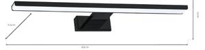 Aplică LED de perete pentru baie SHINE, 13,8 W, 230 V, 60 cm, IP44, neagră
