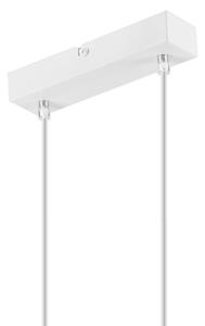 Lustr pe cablu SIMON 2xE27/60W/230V alb/fag