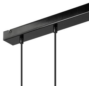Candelabru pe cablu SIMON 3xE27/60W/230V negru