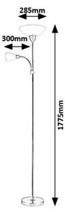 Lampadar Rabalux 5739 DIANA 1xE27/40W/230V + 1xE14/40W/230V