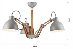 Lustr aplicat MARCELLO 3xE27/60W/230V