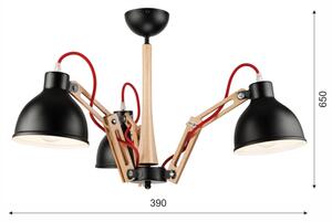 Lustr aplicat MARCELLO 3xE27/60W/230V