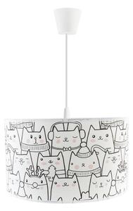 Lustră pe cablu pentru copii CATS 1xE27/60W/230V