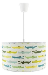Lustră pe cablu pentru copii CROCODILES 1xE27/60W/230V