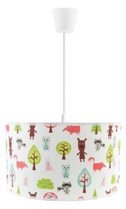 Lustră pe cablu pentru copii FOREST 1xE27/60W/230V