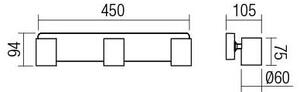 Redo CAMEO 04-473 - Spot 3xGU10/35W/230V alb
