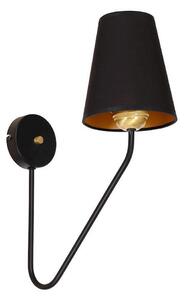 Aplică perete VICTORIA 1xE27/60W/230V negru