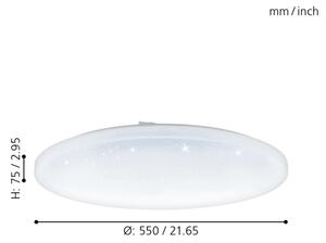 Eglo 98448 - LED Plafonieră FRANIA LED/49,5W/230V