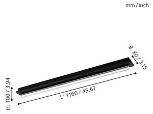 Eglo 98494 - Plafonieră LED SPADAFORA LED/25W/230V