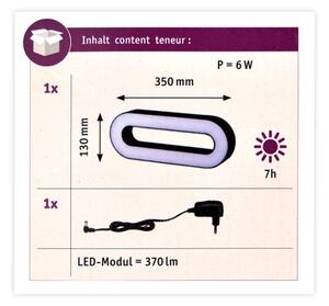 Paulmann 93933 - LED/6W IP44 Lampă portabilă dimmabilă de exterior MOVAL 230V