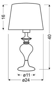 Lampă de masă GILLENIA 1xE27/60W/230V