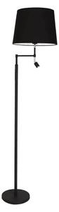 ByRydens 1988780-4007-LED Lampă de podea ORLANDO 1xE27/5W/230V+LED/3W neagră