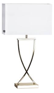 ByRydens 2829620-5000 - Lampă de masă OMEGA 1xE27/5W/230V alb/alamă