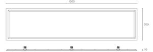 APLED - Panou LED QUADRA LED/40W/230V IP41 120x30cm