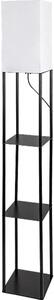 Brilagi - Lampă de podea cu polițe GRADUS 1xE27/40W/230V 150 cm negru/alb