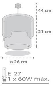 Dalber 61682 - Lustră copii BABY TRAVEL 1xE27/60W/230V