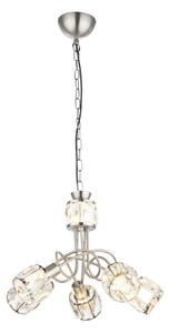 Globo 54356-5H - Candelabru LED KRIS 5xE14/40W/230V + LED/5W pe șir
