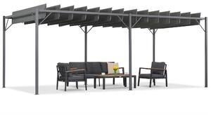 Antracit Malaga 3x6m Garden Point terasă pergolă