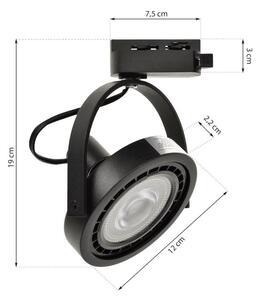 Spot pentru sistem pe șine LUGAR 1xAR111 LUGAR 1xAR111 - GU10/25W/230V