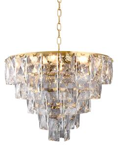 Lustră de cristal pe lanț CHELSEA 6xE14/40W/230V
