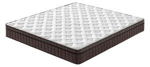 Saltea ZERO GRAVITY, 7 zone de confort, Arcuri Individuale, spumă poliuretanică elastică, spumă cu memorie, husă cu efect antialergic, superortopedică, Grosime 27 cm, 80x200