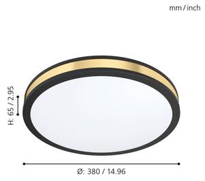 Eglo 99407 - Plafonieră LED PESCAITO LED/24W/230V