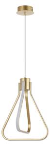 Lustră LED ZING pe cablu, 19W, 230V, auriu