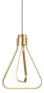 Lustră LED ZING pe cablu, 19W, 230V, auriu