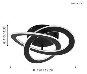 Eglo 99395 - Plafonieră LED ROLIMARE LED/35W/230V