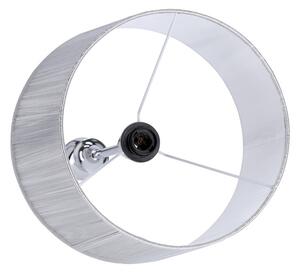 Lampadar GILLENIA 1xE27/60W/230V argintiu