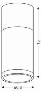 Plafonieră TUBA GU10/15W/230V