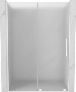 Mexen Velar, usa de dus culisanta pentru deschidere 140 cm, sticla mat 8 mm, alb mat, 871-140-000-31-20