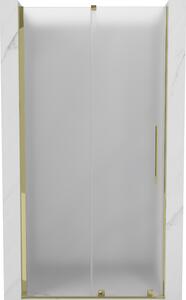 Mexen Velar, usa de dus culisanta pentru deschidere 100 cm, sticla mat 8 mm, auriu lucios, 871-100-000-31-50