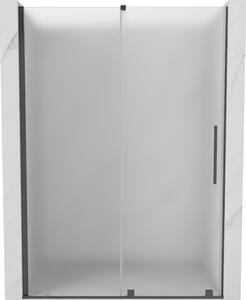Mexen Velar, usa de dus culisanta pentru deschidere 130 cm, sticla mat 8 mm, grafit lustruit, 871-130-000-31-66