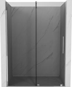 Mexen Velar, usa de dus culisanta pentru deschidere 140 cm, sticla gri 8mm, crom, 871-140-000-41-01