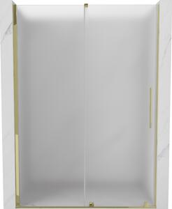 Mexen Velar, usa de dus culisanta pentru deschidere 140 cm, sticla mat 8 mm, auriu lucios, 871-140-000-31-50