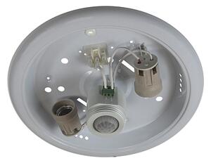 Plafonieră cu senzor PLAFON 2xE27/80W/230V