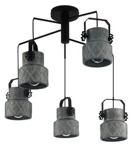 Eglo 39856 - Lustră aplicată HILCOTT 5xE27/40W/230V