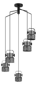 Eglo 39856 - Lustră aplicată HILCOTT 5xE27/40W/230V