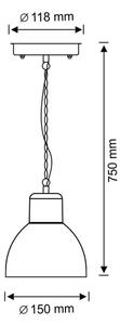 Lustră de exterior ARNE 1xE27/10W/230V IP44