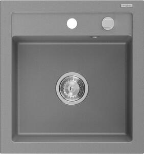 Mexen Vito - chiuveta granit 52.0x49.0cm, 1 camera, gri, 6503521000-71