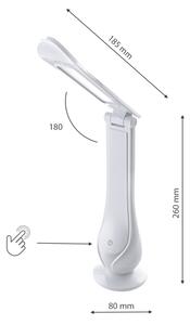 Lampă LED reîncărcabilă dimabilă de masă LILLY LED/4W/5V 1200 mAh alb